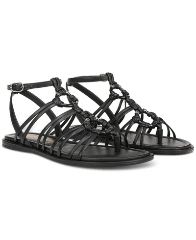 Sam Edelman Women's Raye Strappy Flat Sandals In Black