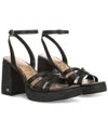 Sam Edelman Reese Platform Wedge Sandal In Black