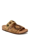 SAM EDELMAN WOMEN'S REGAN BEAD & BUCKLE SLIDE SANDALS