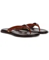 Sam Edelman Remi Leather Flip Flop Burnt Brown Leather In Burnt Brown Leather