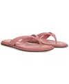 Sam Edelman Remi Leather Flip Flop Pink Lily Leather In Pink Lily Leather