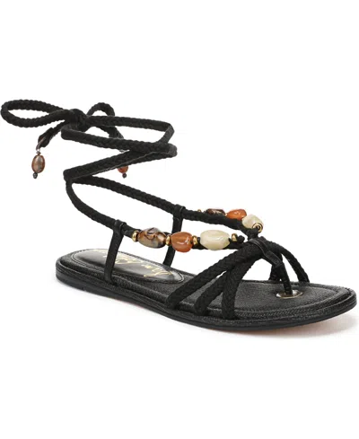 Sam Edelman Women's Rori Strappy Flat Sandals In Black