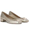 Sam Edelman Rosa Block Heel Ballet Jute Leather In Jute Leather Leather