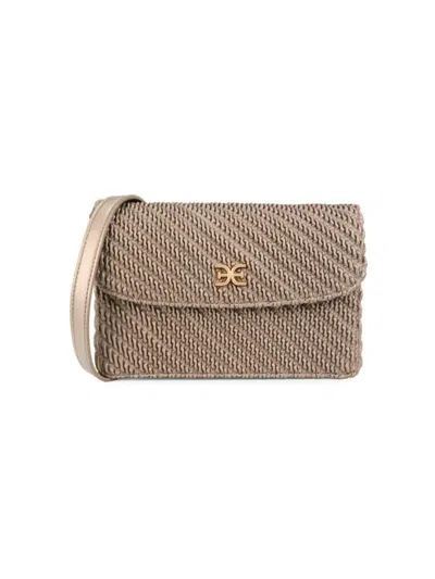 Sam Edelman Women's Rowan Braided Crossbody Bag In Metallic