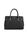 Sam Edelman Women's Rowan Braided Top Handle Bag In Black