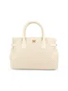 Sam Edelman Women's Rowan Braided Top Handle Bag In Cream