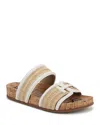 Sam Edelman Rowan Slide Sandals In Dark Natural
