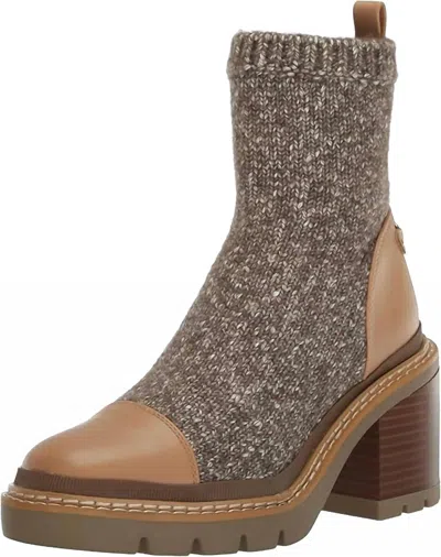 Sam Edelman Women's Rozanna Knit Bootie In Cloud Multi/dark Cashew