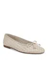 Sam Edelman Ruthie Woven Ballet Flat In White