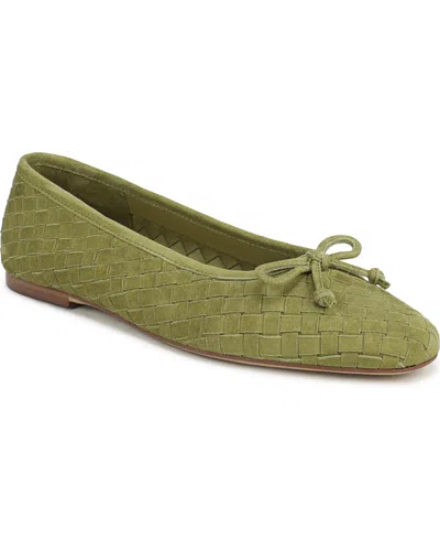 Sam Edelman Ruthie Woven Ballet Flat In Green