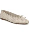 Sam Edelman Ruthie Woven Ballet Flat In Brown