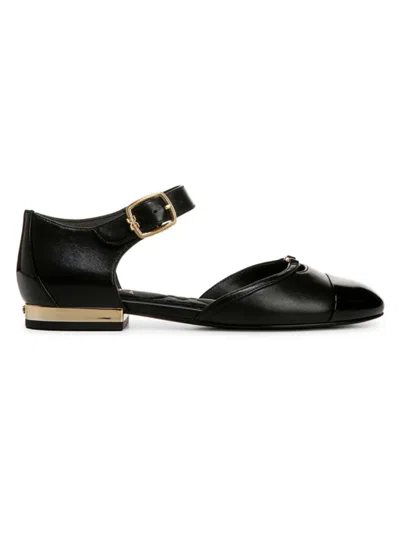Sam Edelman Women's Rylie Cap Toe Mary Jane Flats In Black