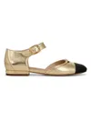 Sam Edelman Rylie Leather Mary Jane In Gold