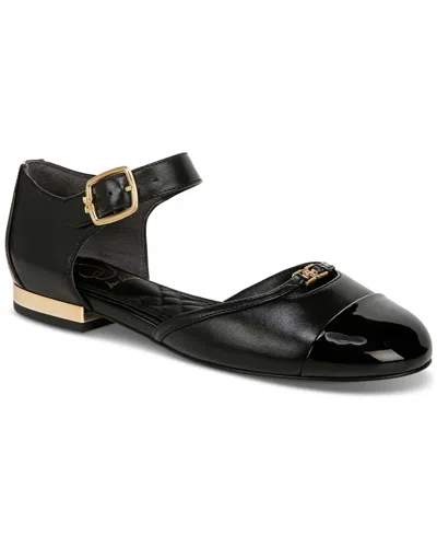 Sam Edelman Women's Rylie Cap-toe Two-piece Flats In Black