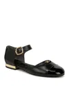 Sam Edelman Women's Rylie Cap-toe Two-piece Flats In Black