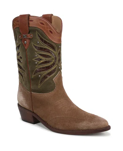 SAM EDELMAN WOMEN'S RYLIN SLIP ON WESTERN BOOTS