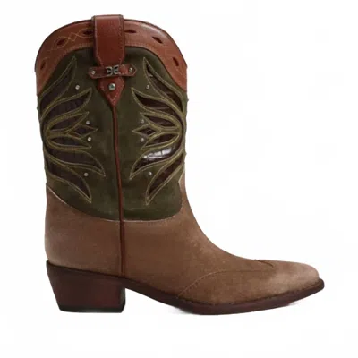 Sam Edelman Women's Rylin Slip On Western Boots In Light Terra Suede In Brown