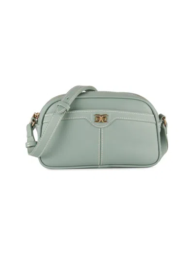 Sam Edelman Women's Saige Leather Camera Bag In Light Green