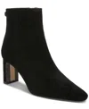 Sam Edelman Saige Womens Faux Suede Block Heel Mid-calf Boots In Black Suede