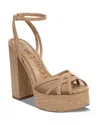 Sam Edelman Sandy Ankle Strap Platform Sandal In Neutral