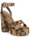 Sam Edelman Women's Savannah Glow Platform Dress Sandal In Multi