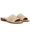Sam Edelman Stevie Slide Sandal In Natural Multi Basket Weave