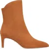 Sam Edelman Women's Suede Usha Pointed Toe Bootie In Frontier Brown In Multi