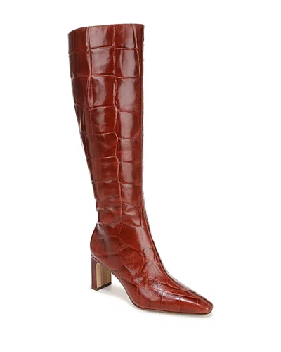 Sam Edelman Women's Sylvia 2 Leather Tall Boots In Brown