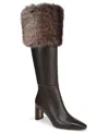 Sam Edelman Women's Sylvia Cozy Zip Tall Boots In Animal Print