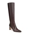 Sam Edelman Sylvia Snip-toe Knee-high Dress Boots In Animal Print