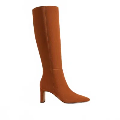 Sam Edelman Women's Sylvia Frontier Knee High Boots In Brown Suede