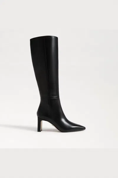 Sam Edelman Women's Sylvia Knee High Boot In Black Leather