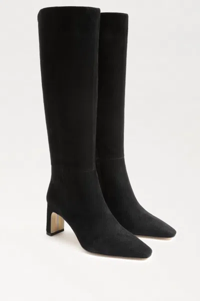 Sam Edelman Women Sylvia Knee High Boot In Black Suede