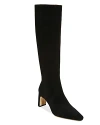 Sam Edelman Sylvia Suede Knee Boots In Black Suede