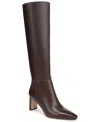 Sam Edelman Sylvia Snip-toe Knee-high Dress Boots In Brown
