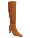 Sam Edelman Women's Sylvia Wide Calf Pointed Toe High Heel Boots In Brown