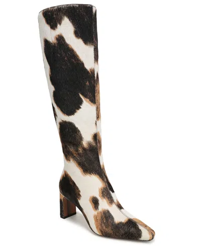 Sam Edelman Women's Sylvia Wide-calf Dress Boots In Brown