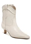 Sam Edelman Women's Taryn Ankle Bootie In Ivory Leather In Multi