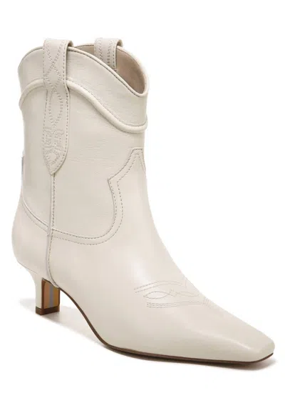 Sam Edelman Women's Taryn Ankle Bootie In Ivory Leather In Multi