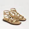 Sam Edelman Tianna Gladiator Sandal Gold Print In Gold