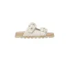 Sam Edelman Women's Tiffanie Slide Footbed Sandal In Modern Ivory In Multi