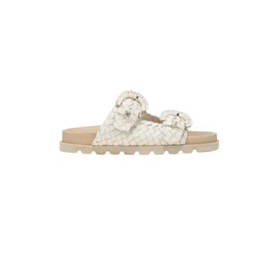 Sam Edelman Women's Tiffanie Slide Footbed Sandal In Modern Ivory In Multi