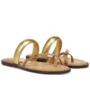 Sam Edelman Women's Tillie Slide Flat Sandals In Gold