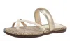 Sam Edelman Women's Tillie Strappy Slide Sandal In Ivory In Gold