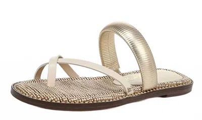 SAM EDELMAN WOMEN'S TILLIE THONG SANDALS IN GOLD