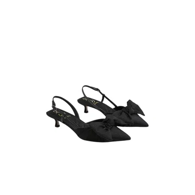 Sam Edelman Women's Treena Slingback Kitten Heels In Black