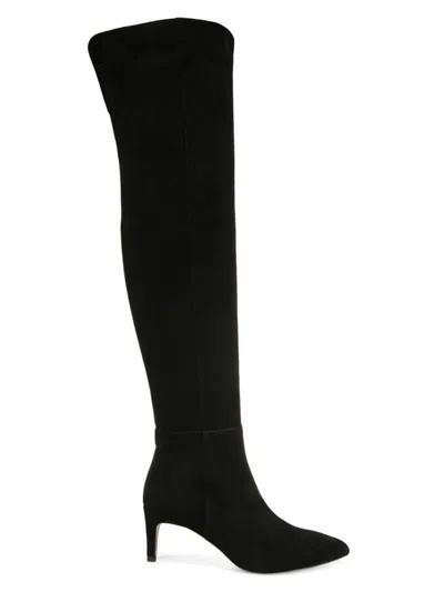Sam Edelman Women's Ursula Suede Knee High Boots In Black