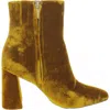Sam Edelman Women's Velour Ankle Boots In Golden In Animal Print