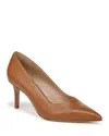 Sam Edelman Women's Vienna Pointed Toe Mid Heel Pumps In Saddle
