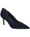 Sam Edelman Vienna Pointed Toe Pump In Blue
